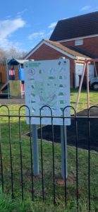 Play Park Sign at Standfast Place